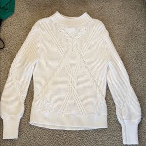 Banana republic cream sweater small petite